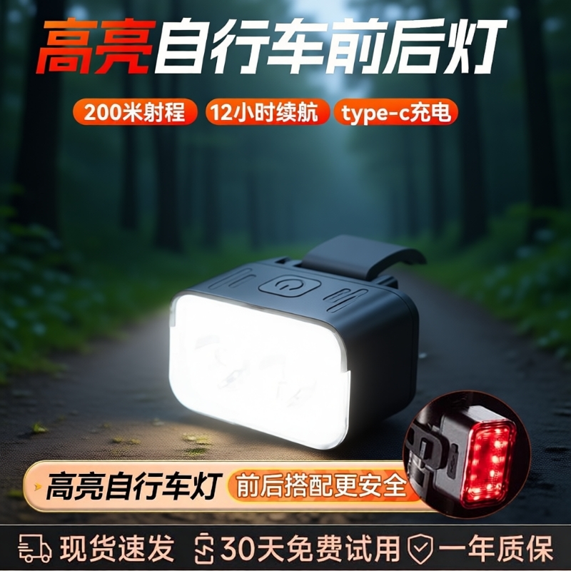 【安全夜骑高亮灯！】无惧风雨