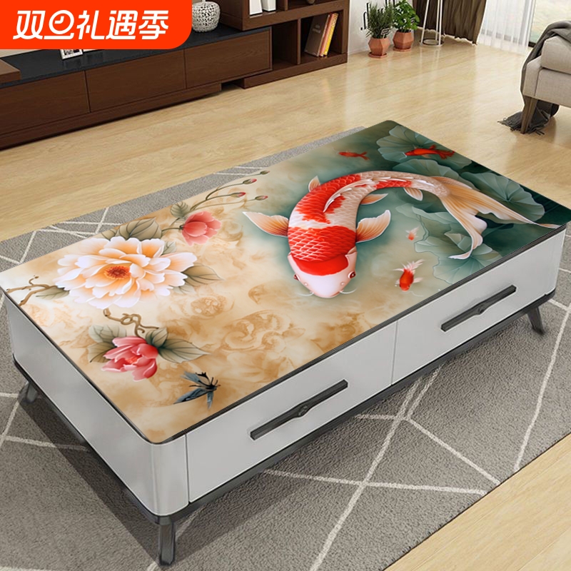 茶几桌布ins防水防油防烫PVC桌垫软玻璃长方形餐桌电视柜免洗隔热