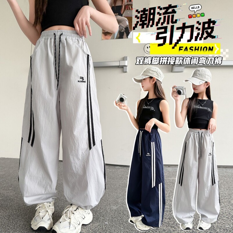女童夏季薄款阔腿裤|千人加购图片