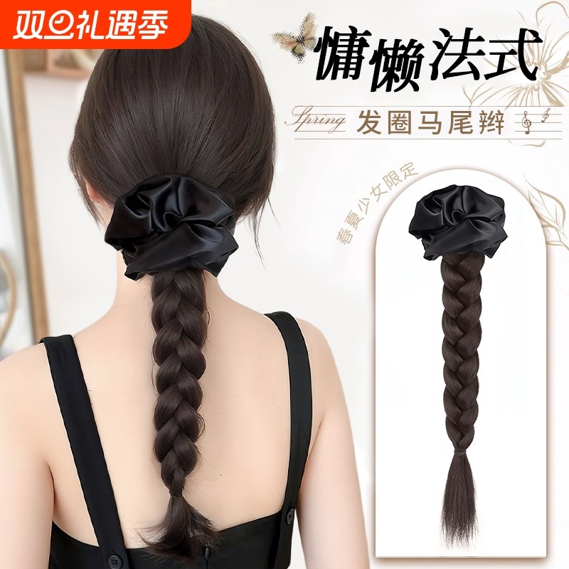 仿真发ins风韩系发圈抓夹