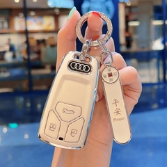 新款奥迪A4L钥匙套Q5L/A5/S4/Q7/TT/S5/RS 5/RS 4汽车壳扣高档包