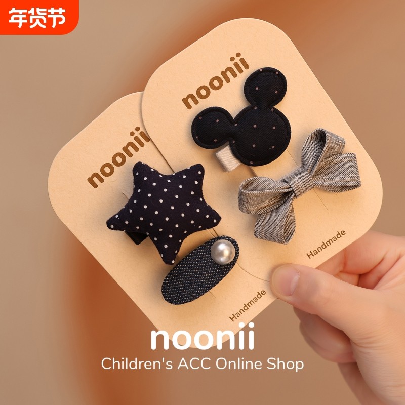 牛仔发夹宝宝发卡头饰婴儿胎毛夹子儿童bb夹女童发饰蝴蝶结韩系,童装/婴儿装/亲子装,发饰,淘宝优惠券,粉丝福利购,淘宝优惠卷