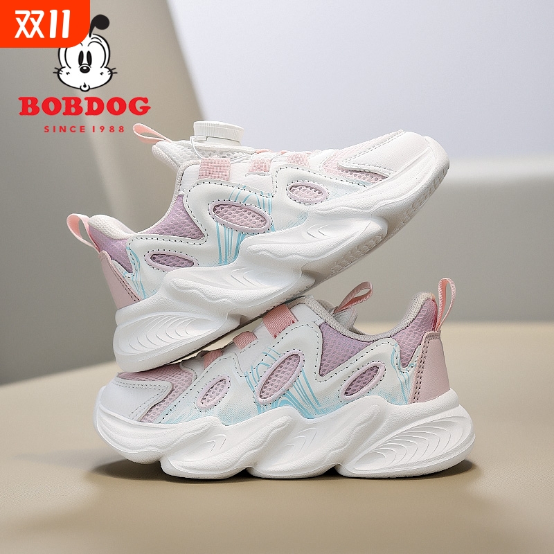巴布豆女童运动鞋2025春秋季新款