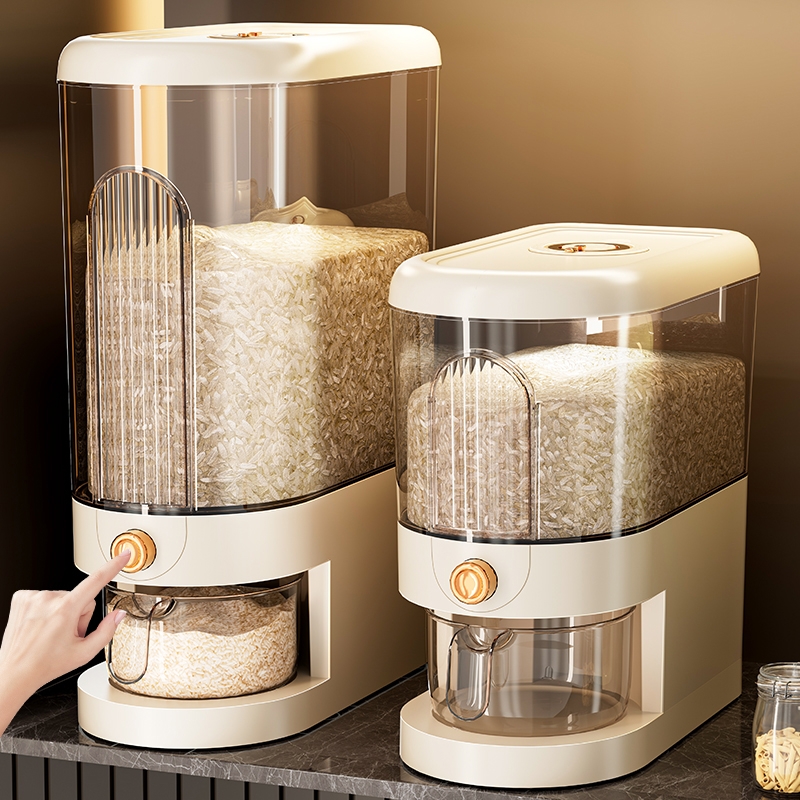 米桶家用防虫防潮密封米缸装大米收纳盒食米箱食品级米罐定量出米