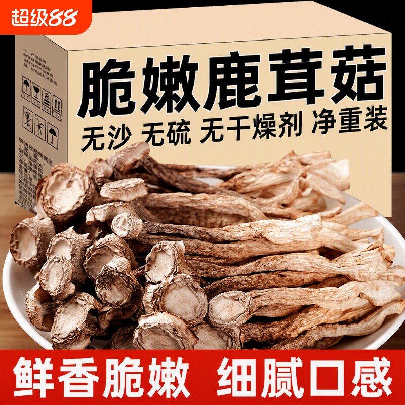 云南鹿茸菇无硫新鲜食材云南特产图片