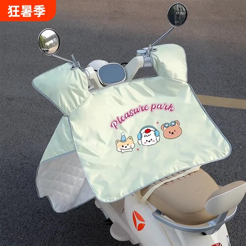 电动车夏季挡风被夏天防晒防雨罩2026新款四季通用电瓶车双面防水