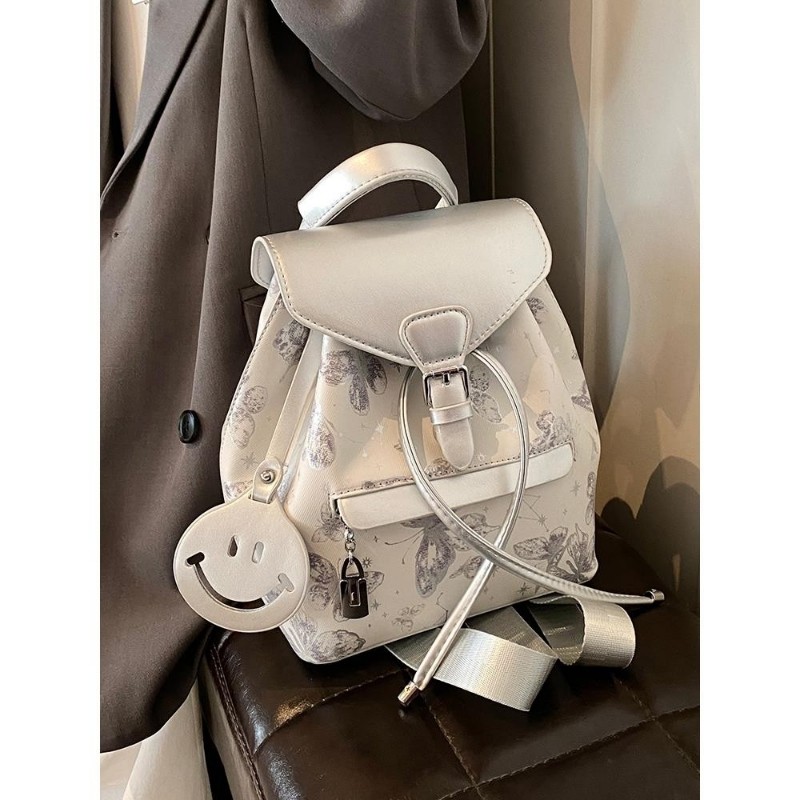 金玉鸟双肩包女大容量2025新款时尚手提水桶包小众书包旅游背包,箱包皮具/热销女包/男包,双肩背包,淘宝优惠券,粉丝福利购,淘宝优惠卷