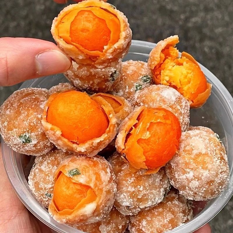 广东潮汕特产网红食品手工小吃美食蛋黄酥潮州反沙咸蛋黄零食糕点