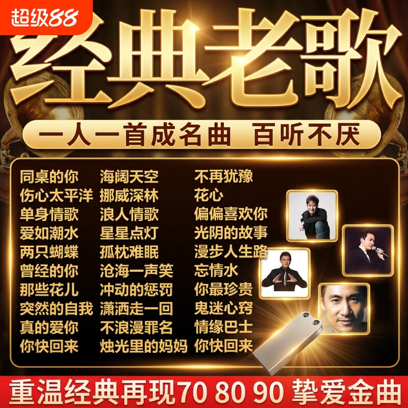 高音质汽车U盘经典|超4000次加购图片