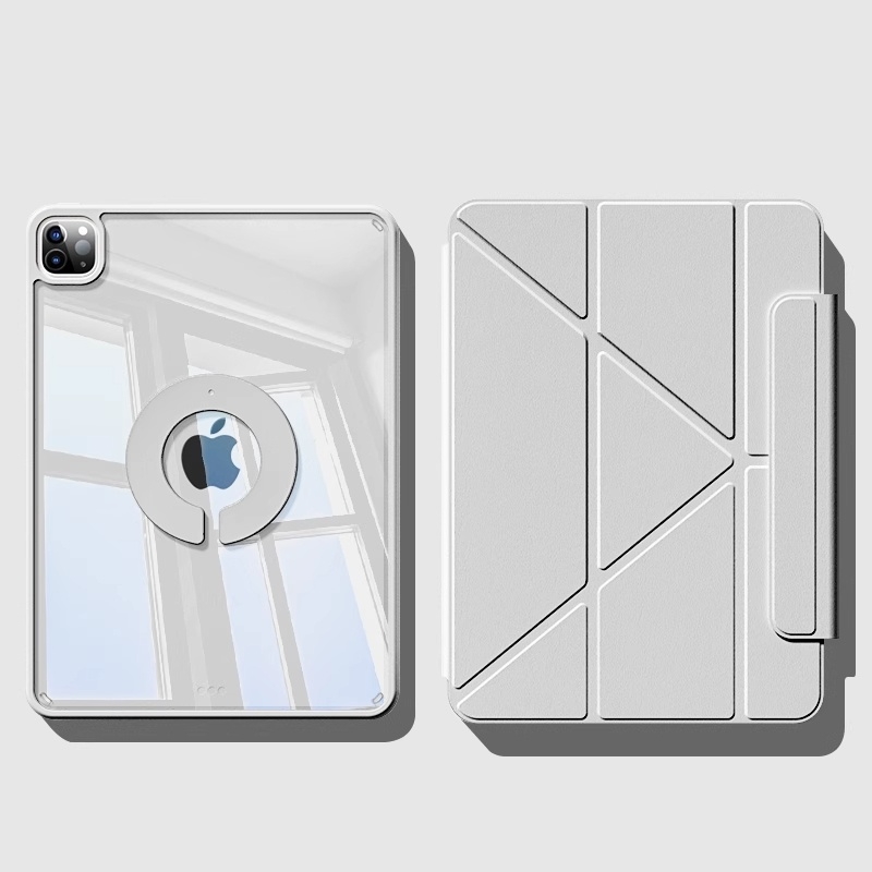 iPad平板保护壳720°旋转Air7/6保护套Y折支架2025iPad11磁吸mini76拆分pro11防弯13寸防摔10轻薄air54包12.9