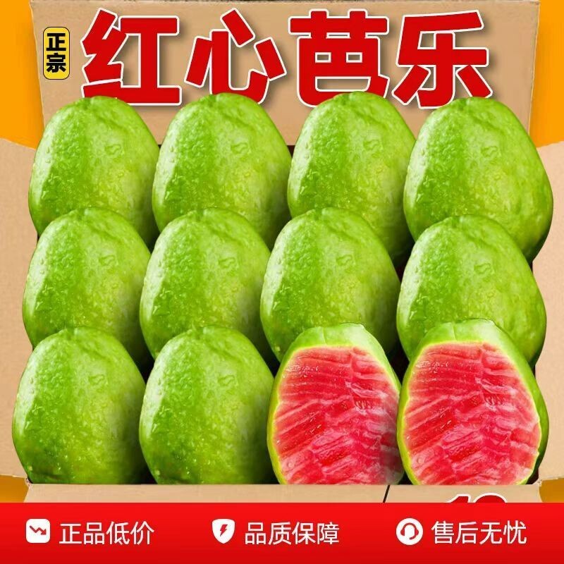 软糯红心芭乐双拼组合软心番石榴孕妇老人新鲜当季水果当季脆甜