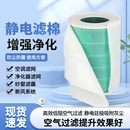 静电滤网空气净化器滤芯静电棉DIY空气过滤网熔喷布新风pm2.5纱窗