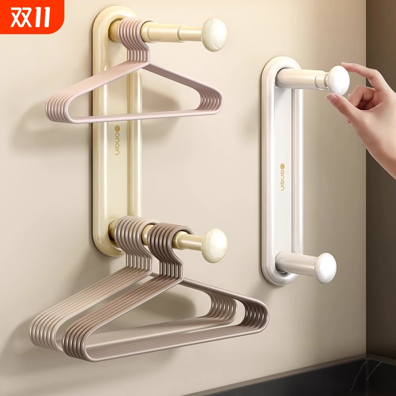 折叠阳台衣架收纳架|万人加购