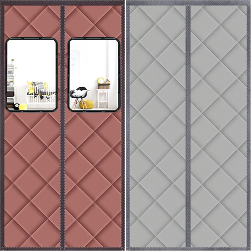 冬季棉门帘加厚家用空调保暖保温挡风防风隔断帘隔音防寒帘子卧室