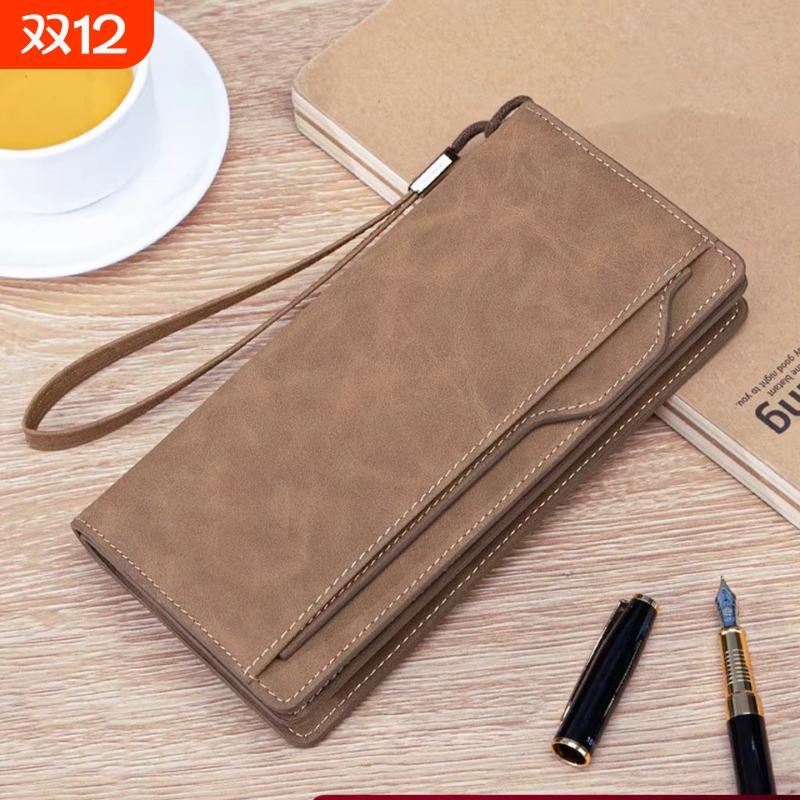 MOONLIGHT MORIA新款钱包2025男士复古卡包零钱包一体多功能钱夹