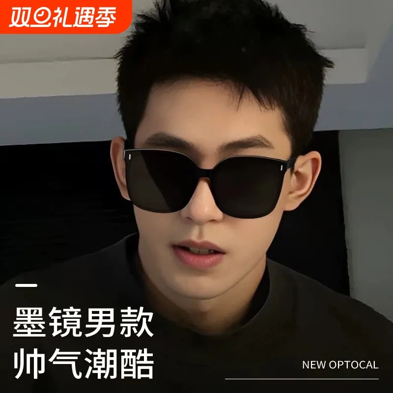 墨镜男款防晒高级感2025新款防紫外线开车专用偏光近视太阳眼镜