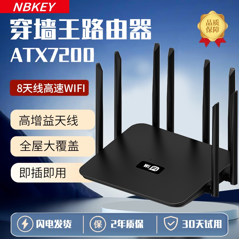 路由器千兆高速家用无线wifi6双频5g游戏电竞学生宿