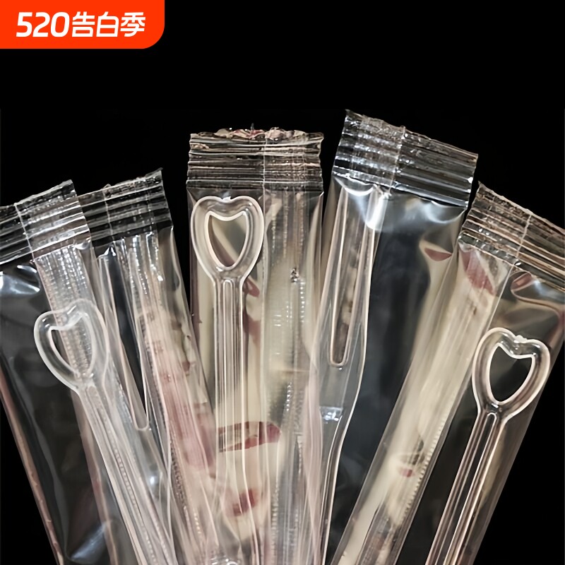 水果叉一次性叉子独立包装塑料小甜品收纳罐儿童吃水果签食品级