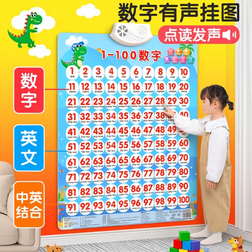 儿童数字有声挂图1-100