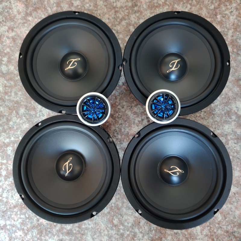 卡顿柏林音响汽车喇叭6.5寸高重中低音炮车载扬声器升级无损改装