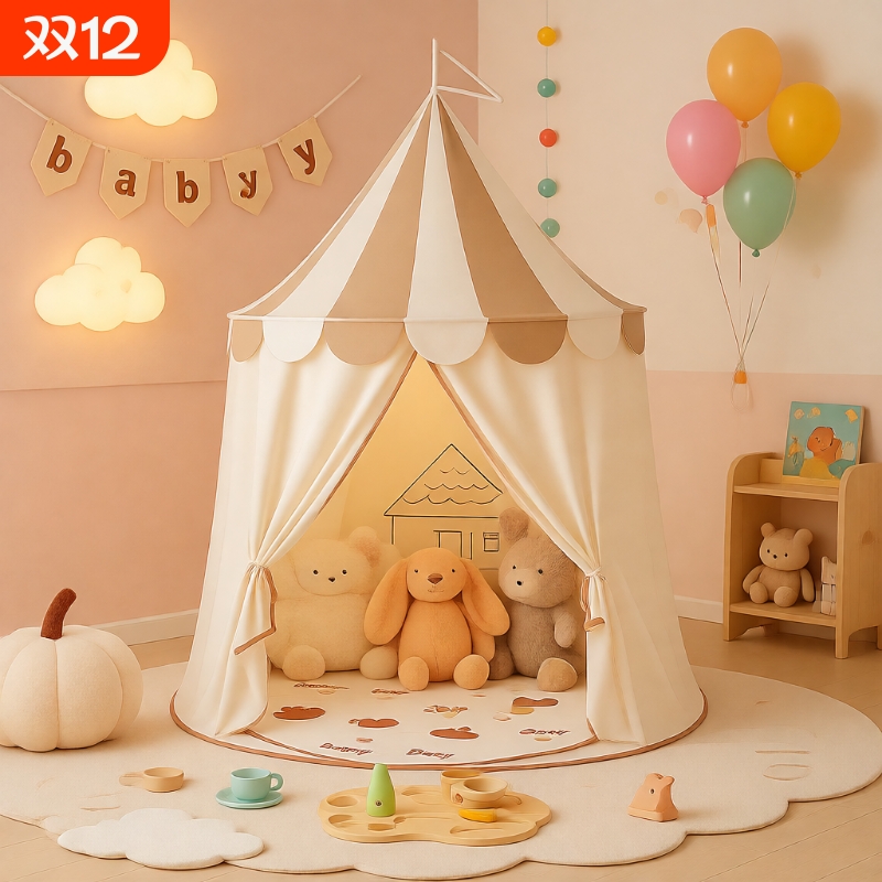 奶咖小城堡帐篷|超7000次加购