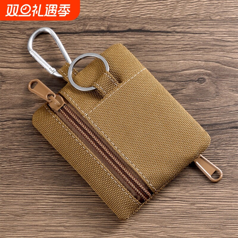 新款日系帆布零钱包迷你卡包小钱包钥匙包休闲多功能收纳包小挂包