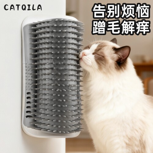 猫玩具猫咪蹭痒器墙角蹭毛神器猫抓板脸挠痒痒宠物用品大全按摩器