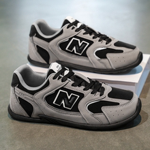 新百伦NEWBOLUNE/男鞋板鞋运动鞋秋冬季增高情侣时装靴加绒白色