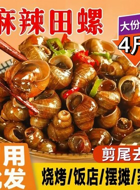 麻辣田螺开袋即食香辣嗦螺夜宵炒螺丝小零食儿时解馋螺蛳肉商用