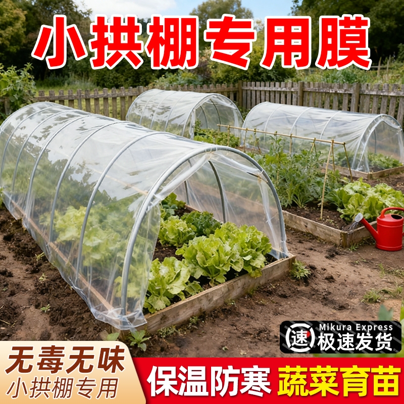种菜小拱棚膜加厚大棚塑料膜蔬菜保温专用膜育苗薄膜种植农用防寒