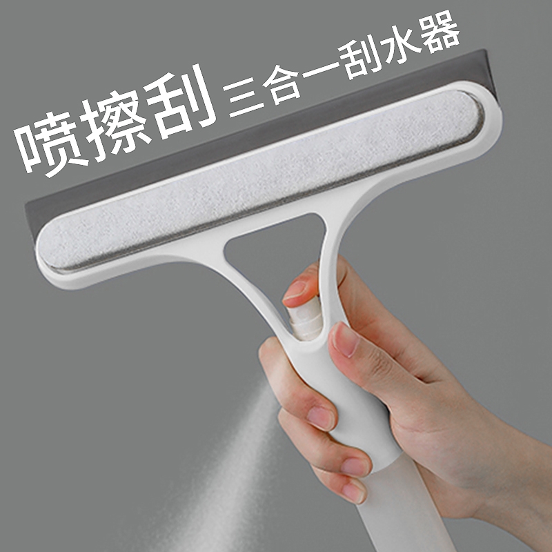 擦玻璃神器家用浴室工具刮水器专用镜子刷保洁清洁卫生间刮板台面