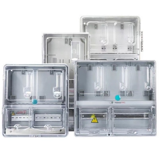 户外防水三相单相透明塑料电表箱预付费电表盒家用1户2户4户6/8户