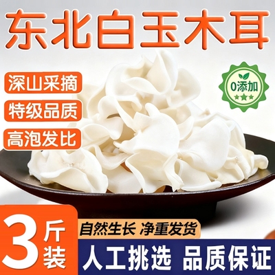 东北白木耳特级干货500g白玉木耳
