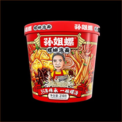 螺蛳泡面广西柳州正宗螺狮面速食方便面灯泡厂冲泡宵夜即食孙姐螺