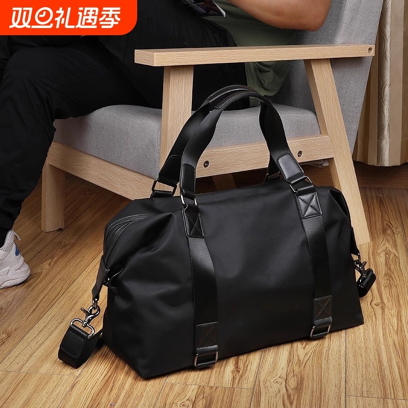 新款单肩商务旅行包手提短途出差手提包大容量行李包运动防水健身