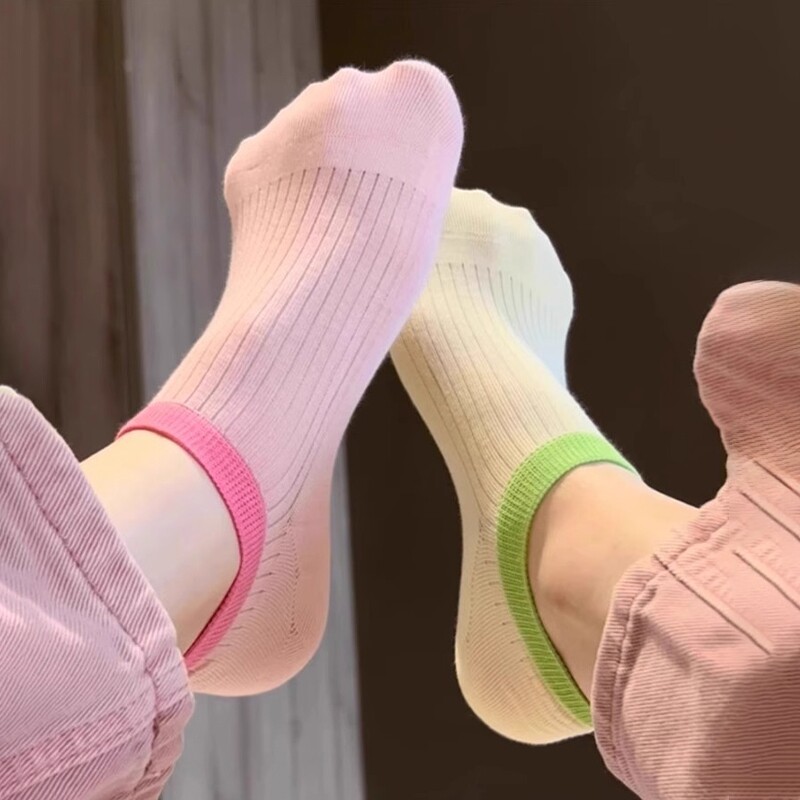 多巴胺袜子女无骨船袜夏季薄款防滑不掉跟浅口短袜夏天短筒隐形袜