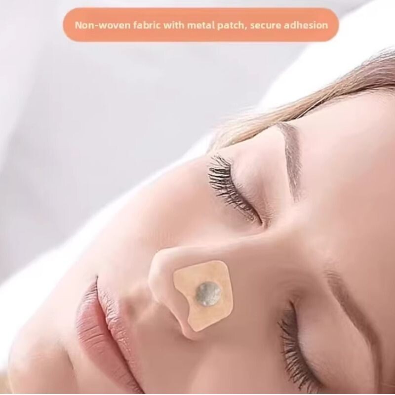 打鼾贴防打鼾和防打鼾的男人和女人便携式鼻夹外部磁吸贴片无痛