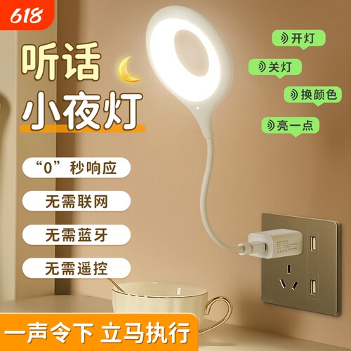语音控制小夜灯|828人收藏