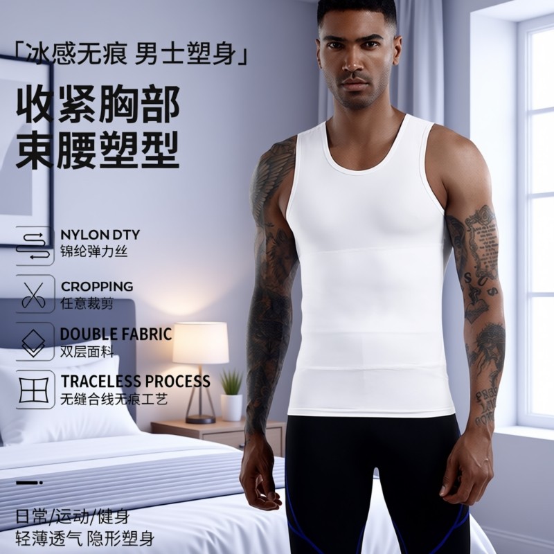男士防凸点背心胸贴防激凸防漏胸点遮胸胸罩内衣乳头走光内衣秋冬