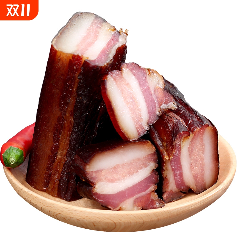 腊五花肉湖北恩施特产利川农家烟熏腊肉腌肉湖南四川五花腊肉猪肉