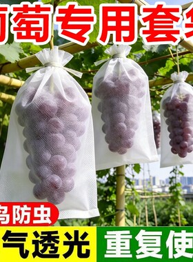 自带抽绳套袋防虫防鸟防雨水果袋