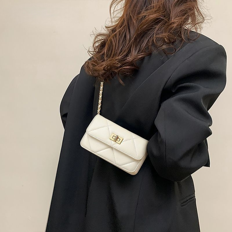 2025新款菱格长款多功能钱包洋气精致链条包时尚高颜值单肩斜挎包