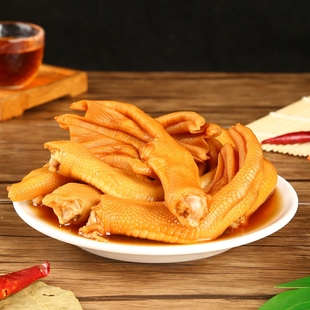 亿食汇龙岩泡鸭爪香辣鲜香鸭脚掌爪鸭掌醋泡即食卤味鸭爪辣味真空