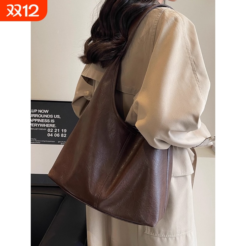 艾程美拉德包包女2024新款今年流行大容量托特包复古单肩包子母包