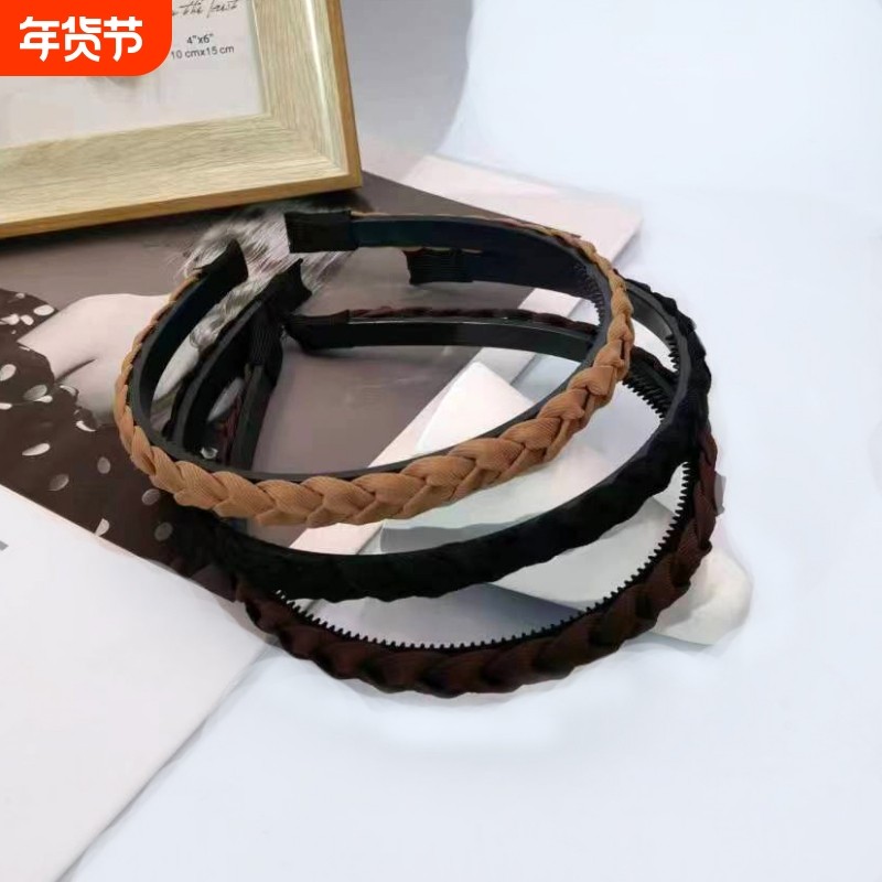 压发头箍女款洗脸专用发箍女高级感百搭外出防滑碎发卡子发捆头饰