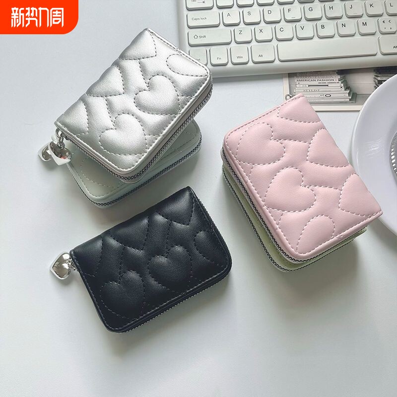 2026新款ins韩系卡包女式证件包高颜值防消磁多卡位卡套小零钱