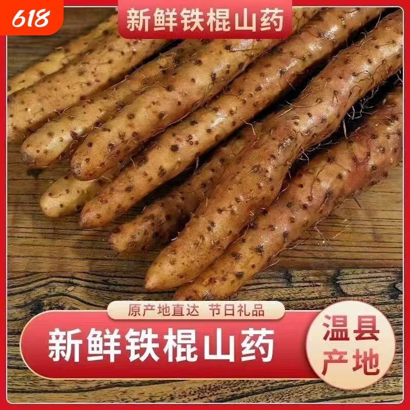 正宗河南特产焦作温县铁棍山药淮山药新鲜蔬菜精挑有药性的怀山药