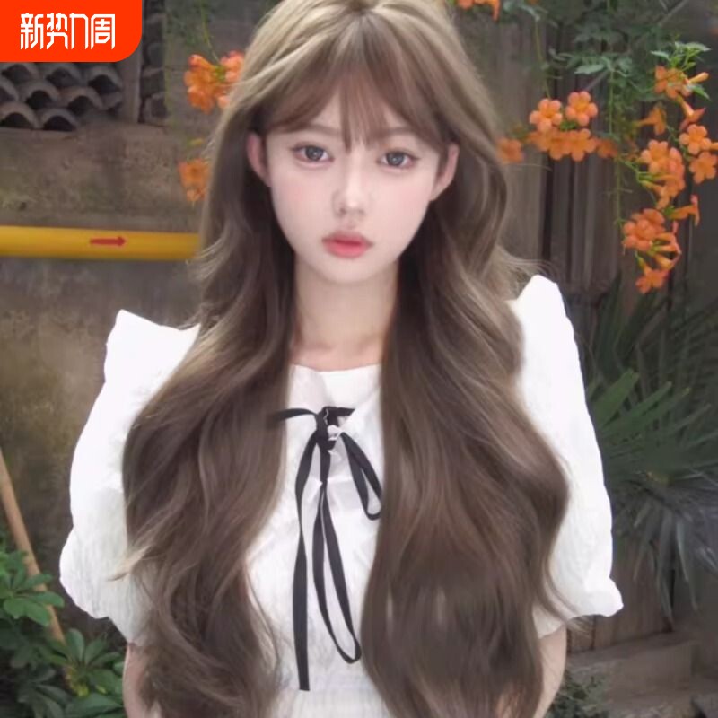束朵 假发女波浪卷时尚气质Lolita长卷发网红同款长发全头套假