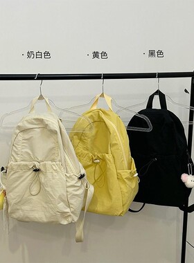 伊布古奇双肩包女旅游轻便书包女大学生轻量化登山小背包防水徒步