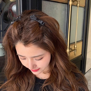 短发刘海插梳发饰蝴蝶结发梳碎发神器发卡子头饰发夹子发插梳发叉